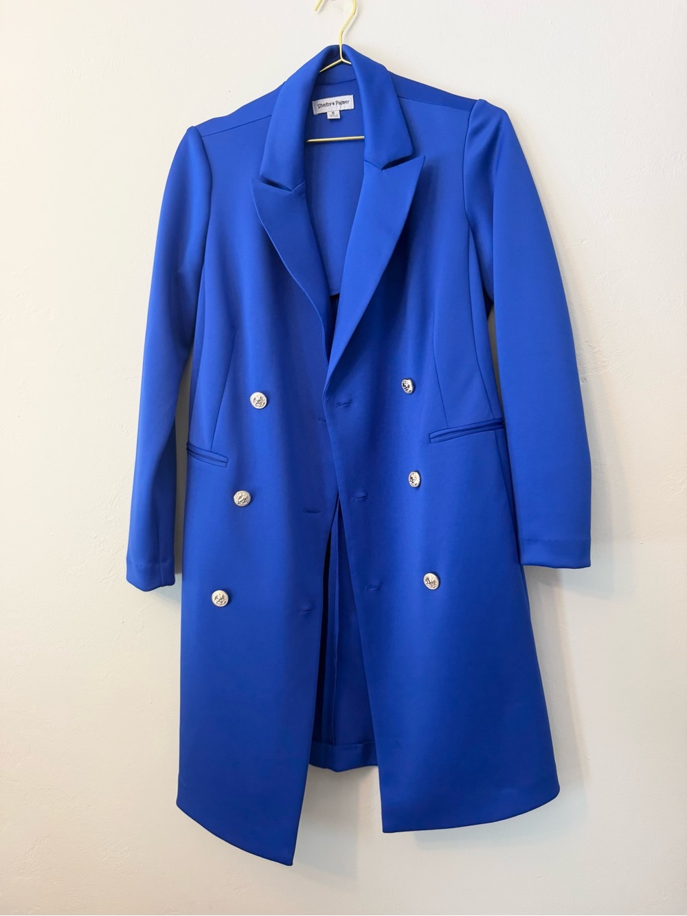 Shelby & Palmer Blue Blazer Coat Size 6